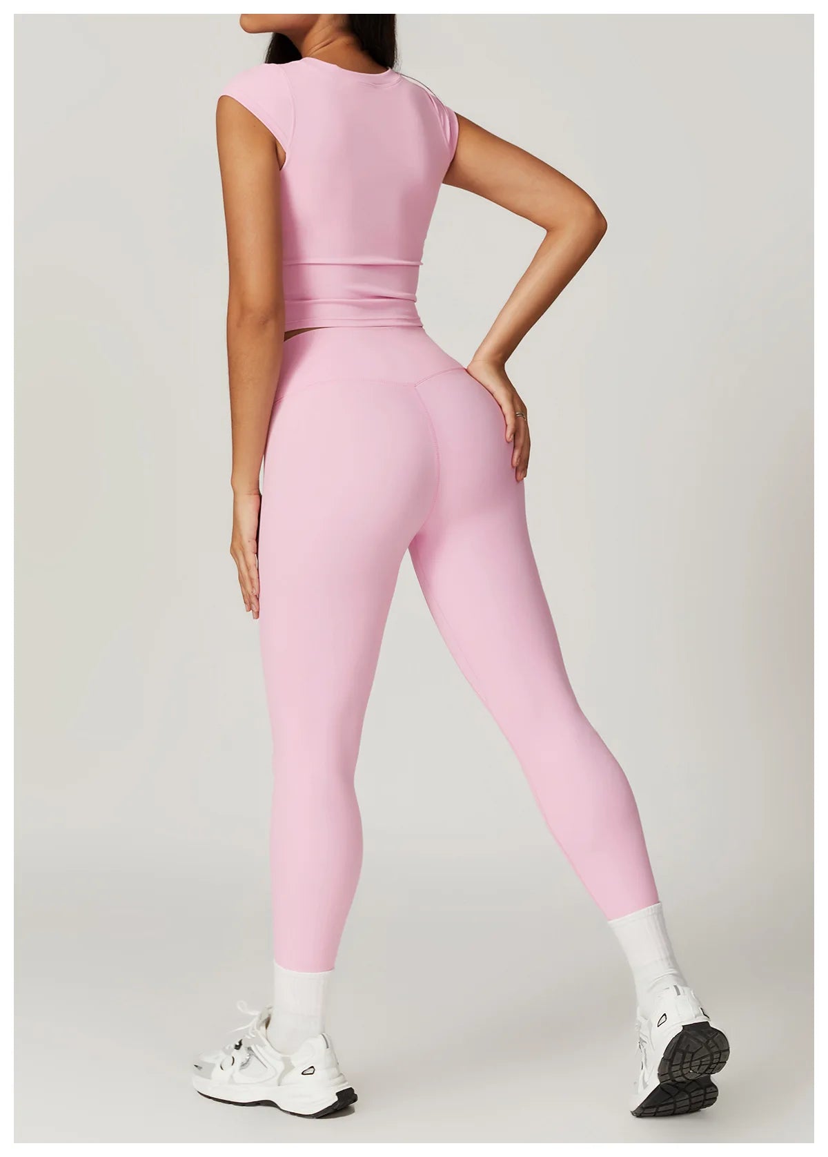 Women Yoga Set Leggings Skirt