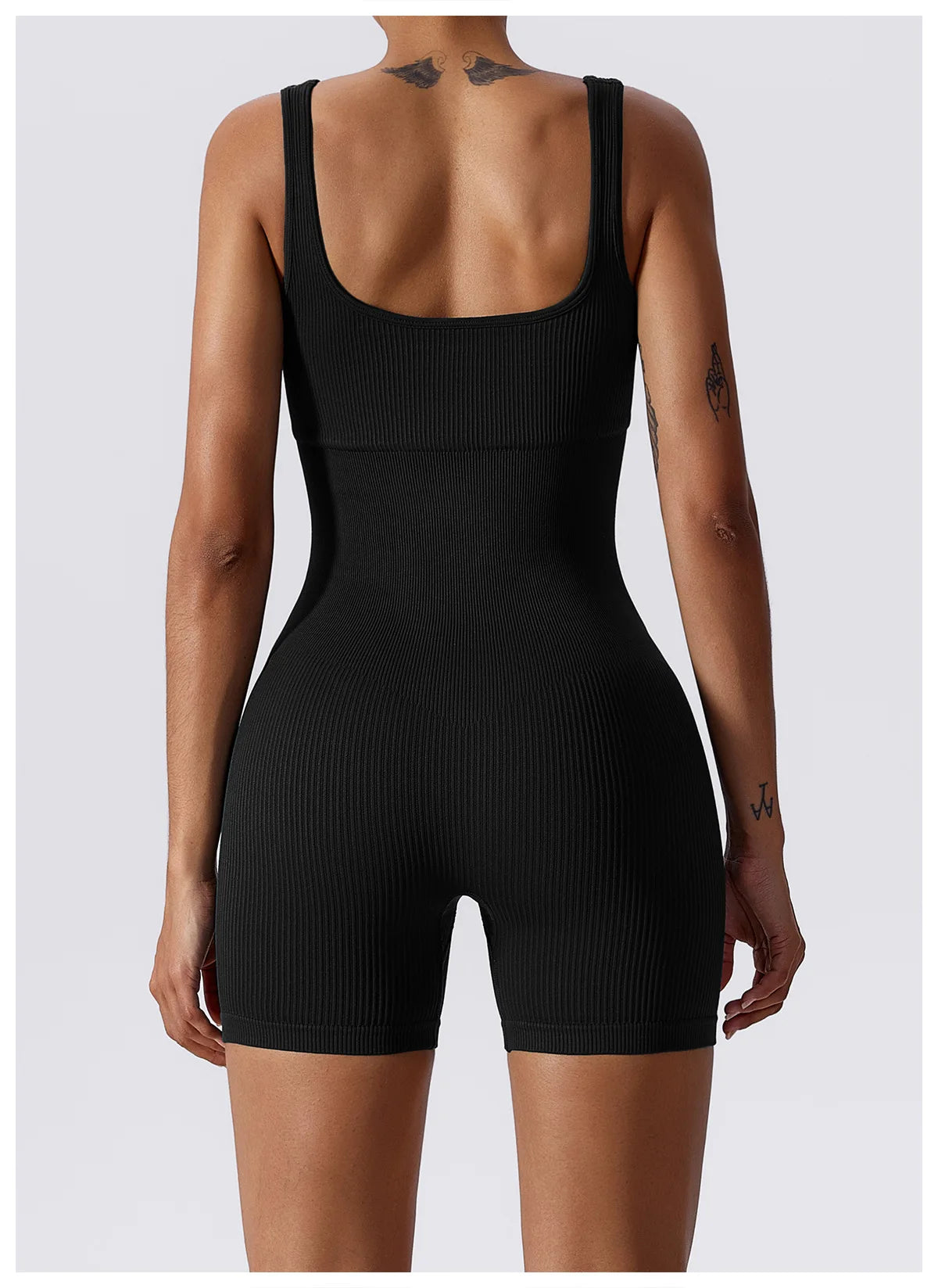 Women Jumpsuit Ribbed Yoga Tracksuit
