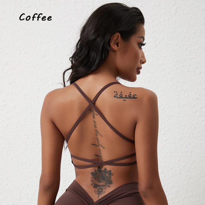 Women Yoga Bra Crop Tank