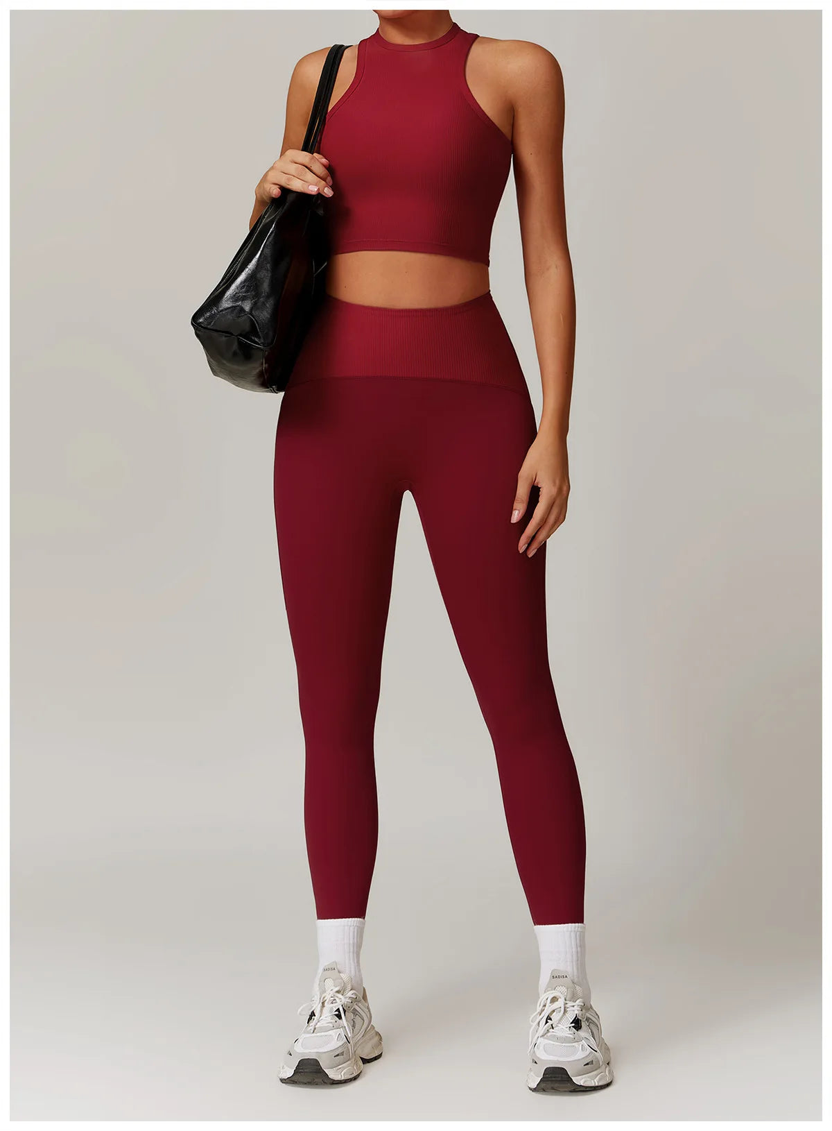 Women Yoga Set Jacket Bra Leggings