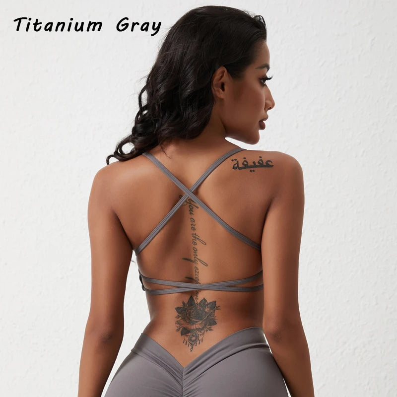 Women Yoga Bra Crop Tank