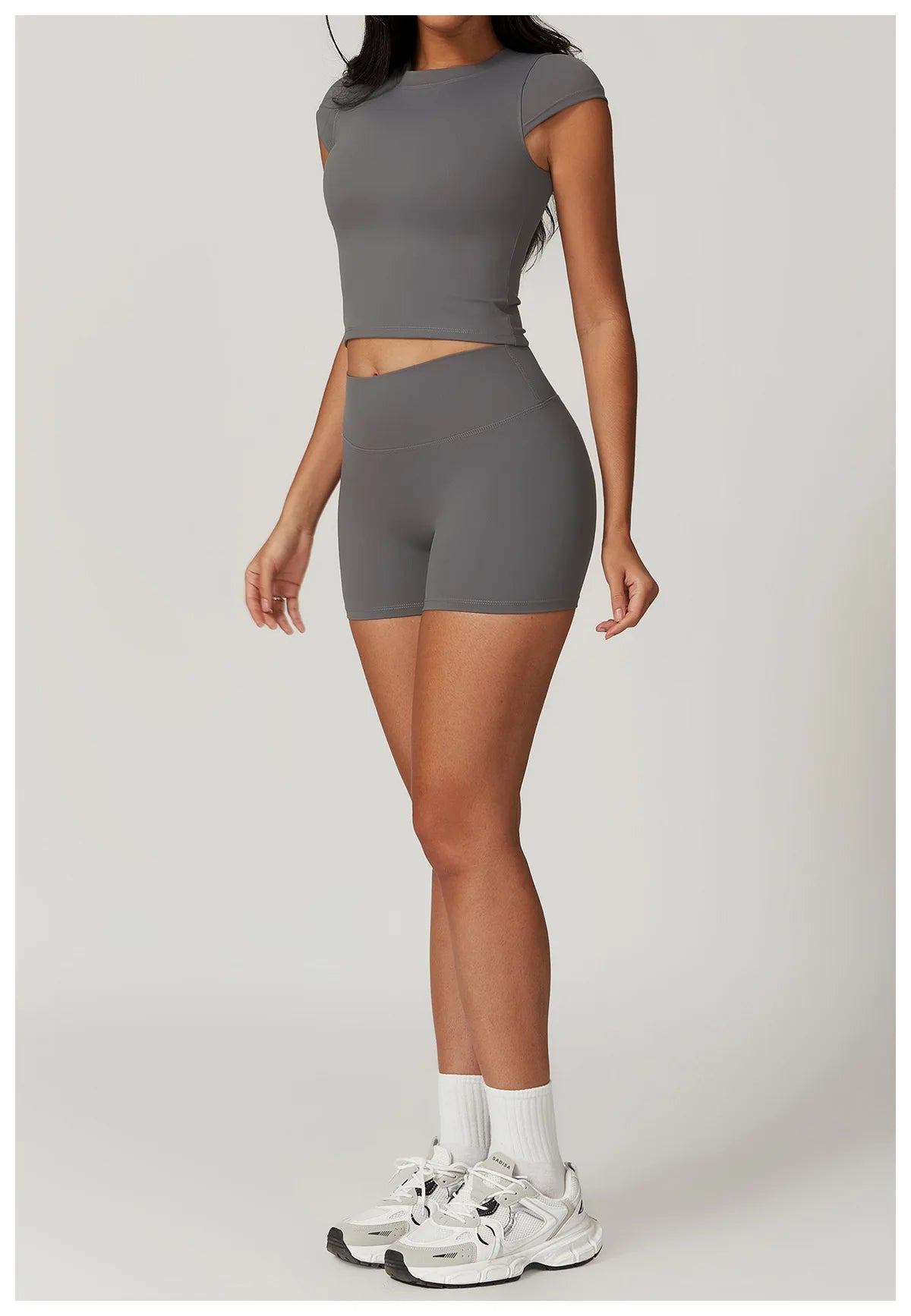 Women Yoga Set Leggings Skirt