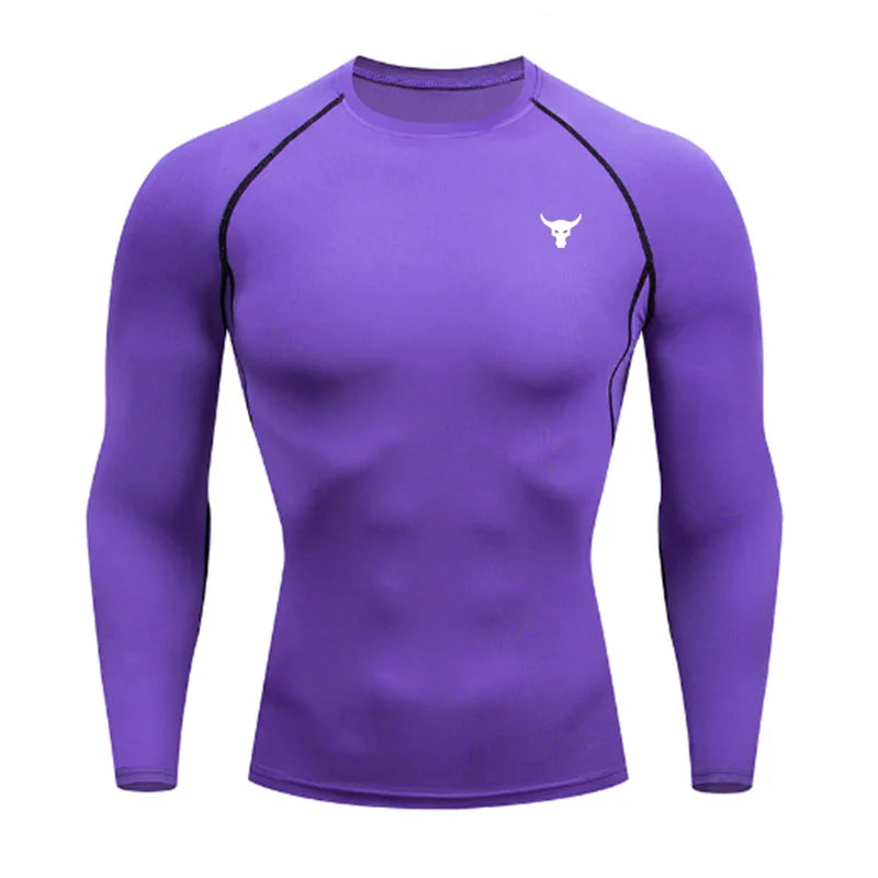 Men Compression Shirt Long Sleeve