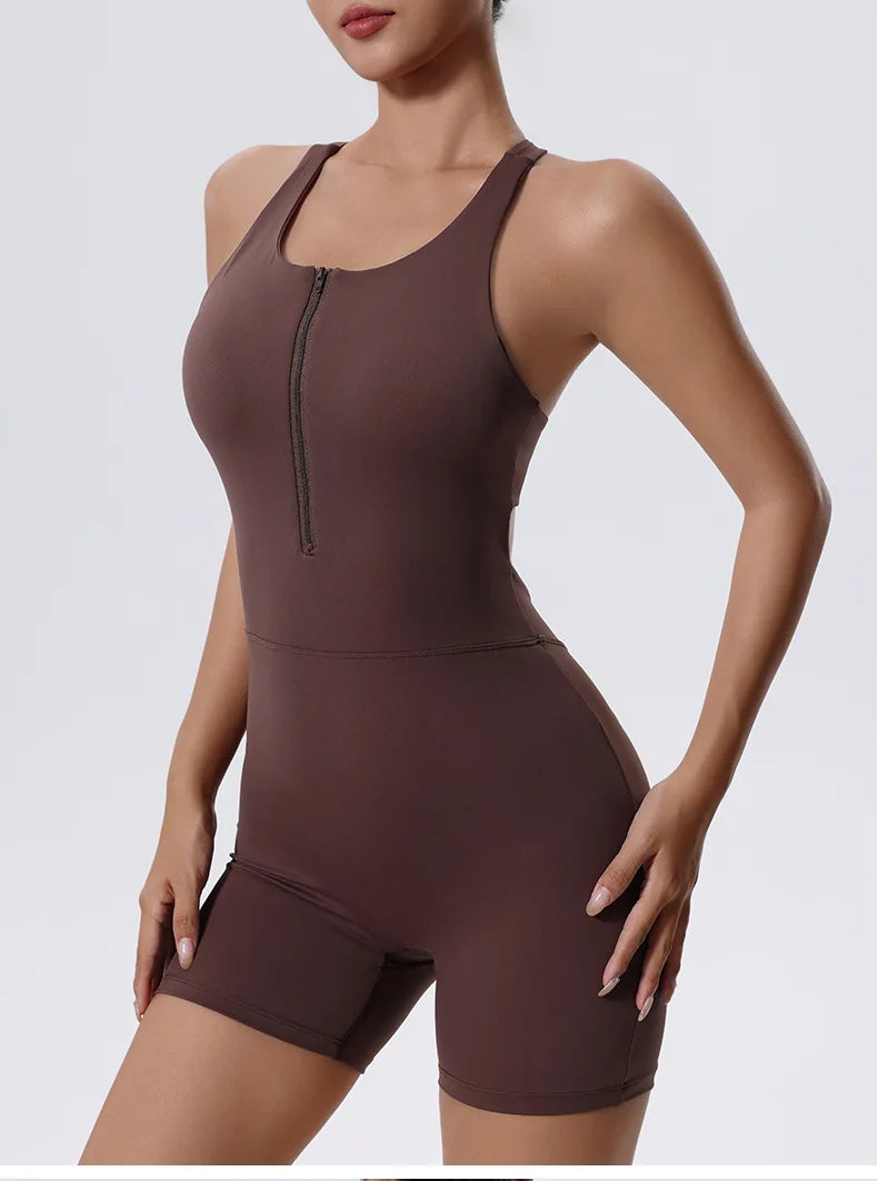 Women Jumpsuit Tracksuit Gym Set