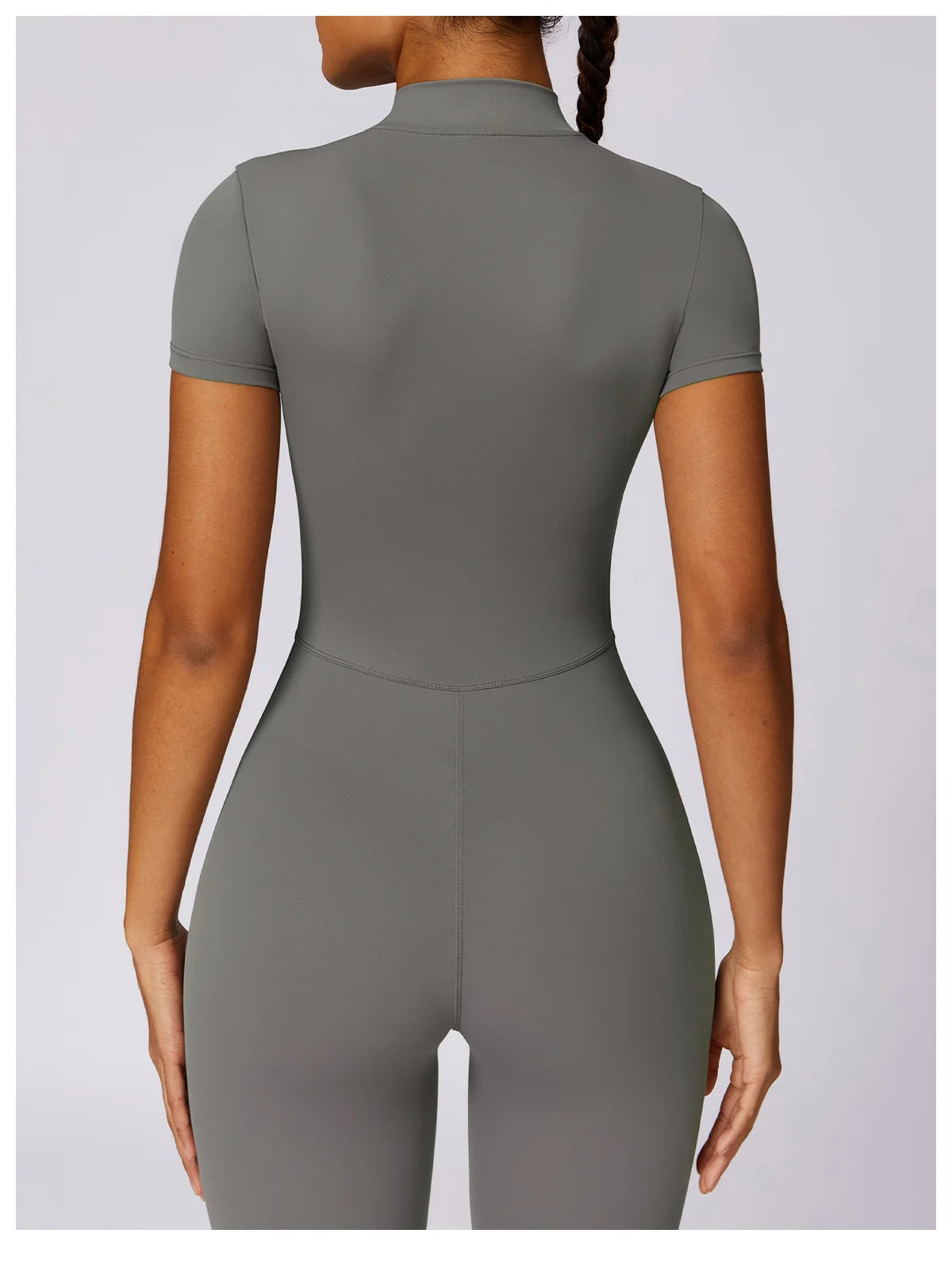 Women Jumpsuit Zipper Yoga Suit
