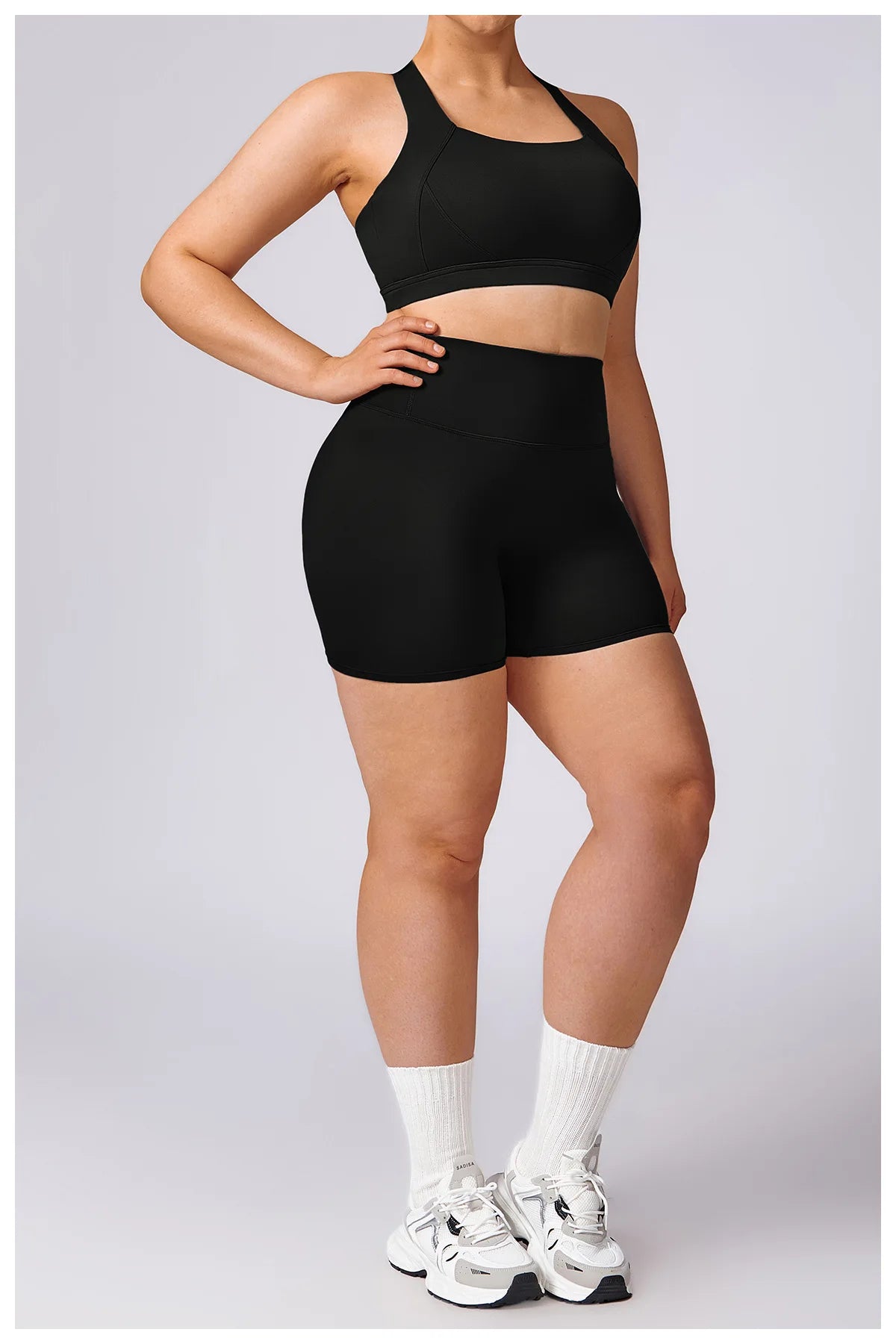 Women Yoga Set Plus Size Two Piece