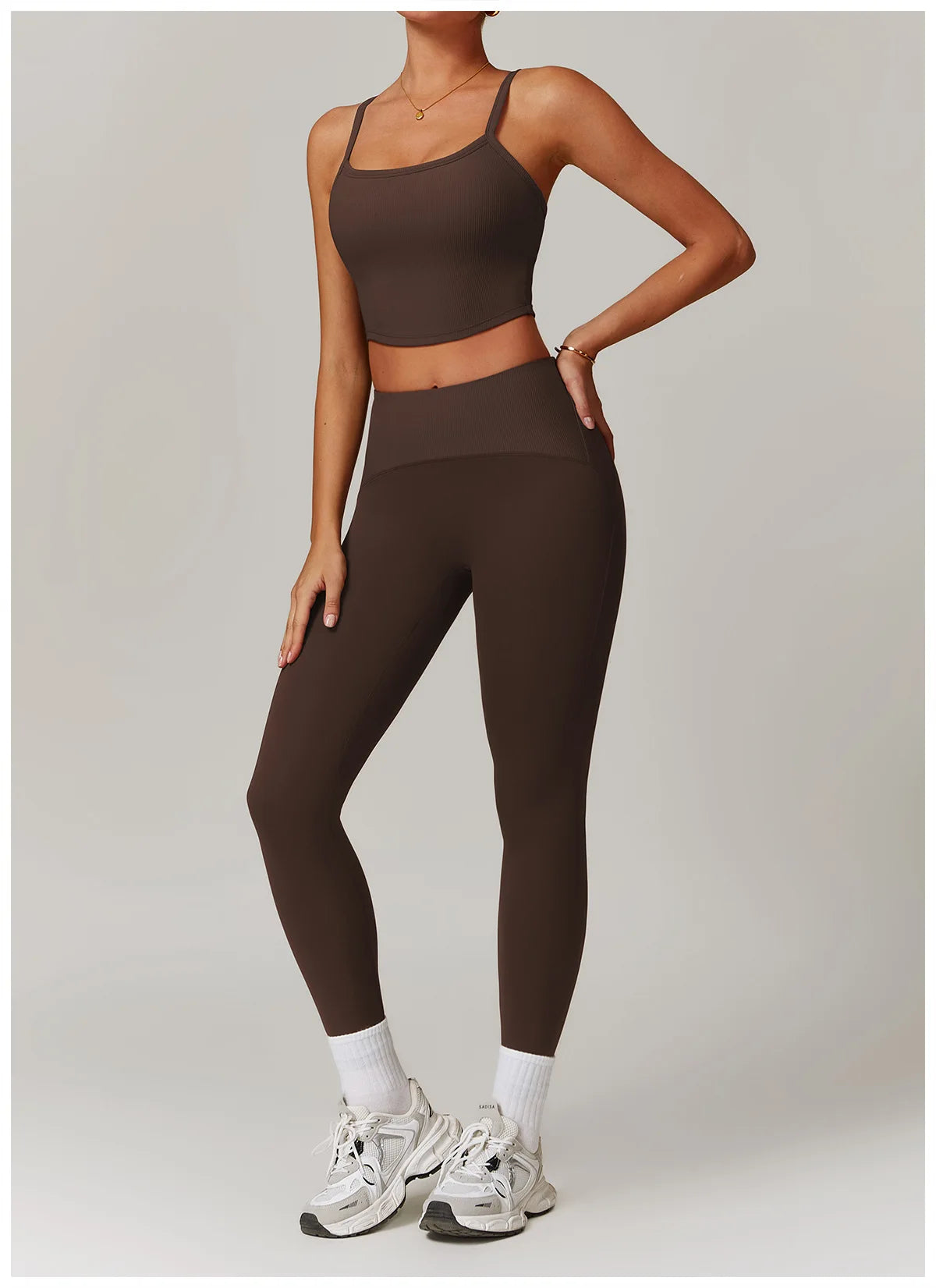 Women Yoga Set Jacket Bra Leggings
