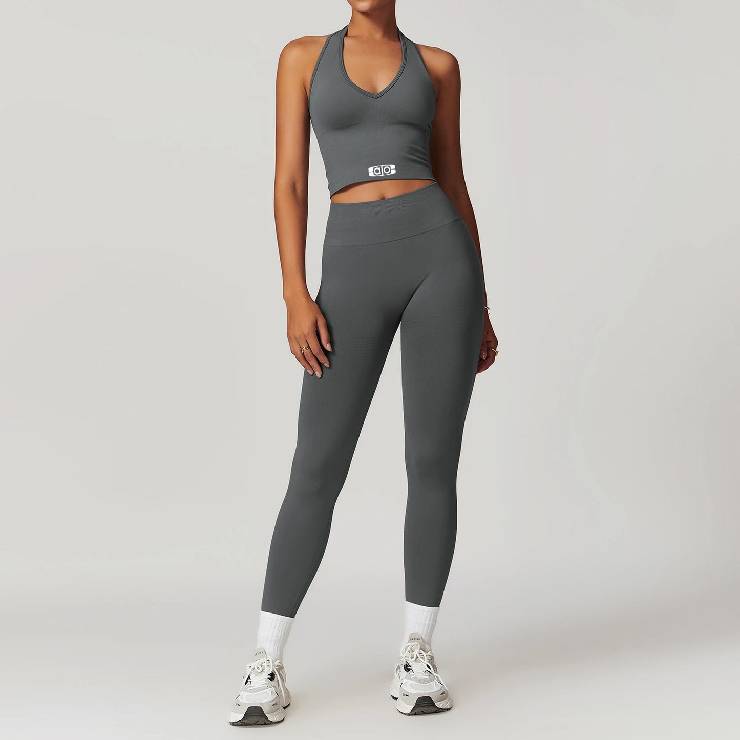Women Yoga Set Seamless Backless