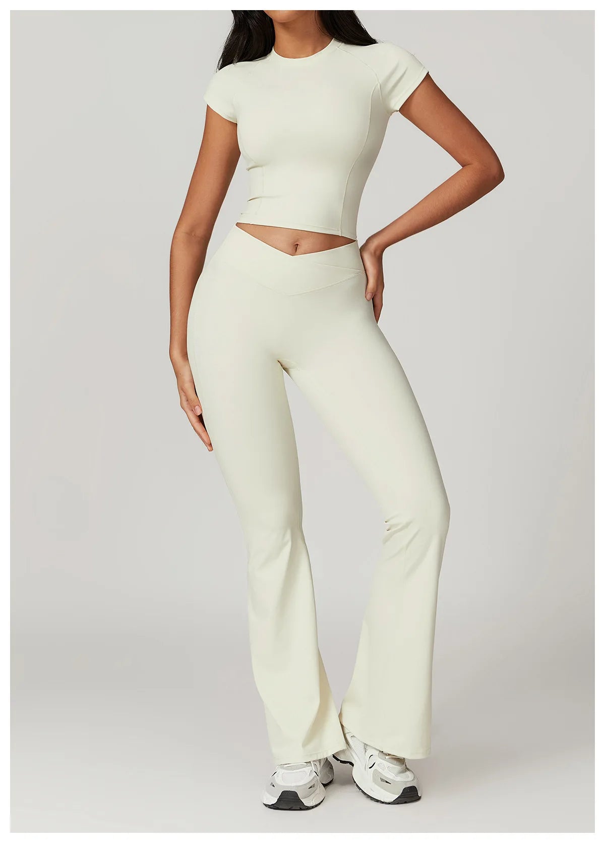 Women Leggings High Waist Flared Pants