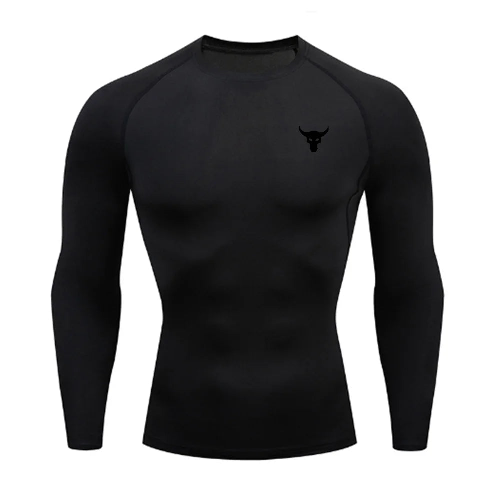 Men Compression Shirt Long Sleeve