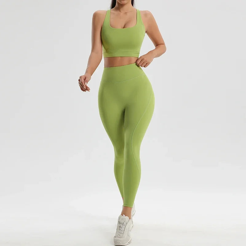 Women Yoga Set Bra Pants