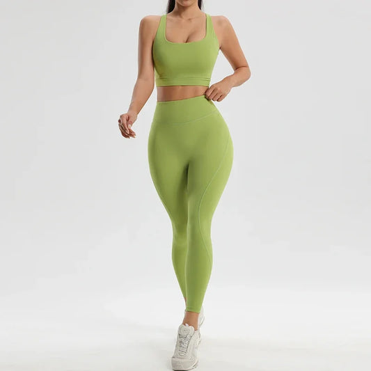 Women Yoga Set Bra Pants