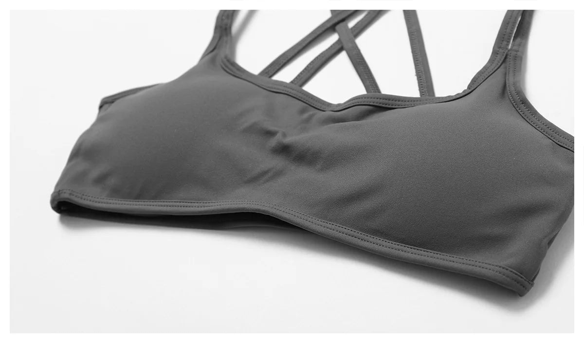 Women Yoga Set Nude Bra Leggings