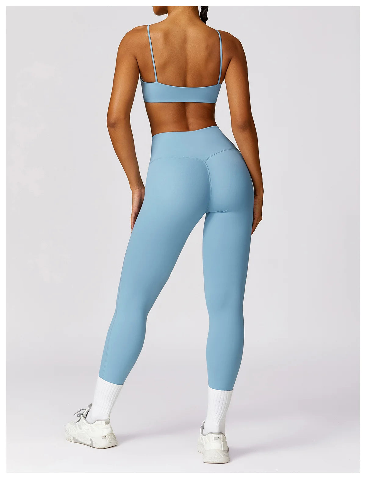 Women Yoga Set Beauty Back Bra Leggings