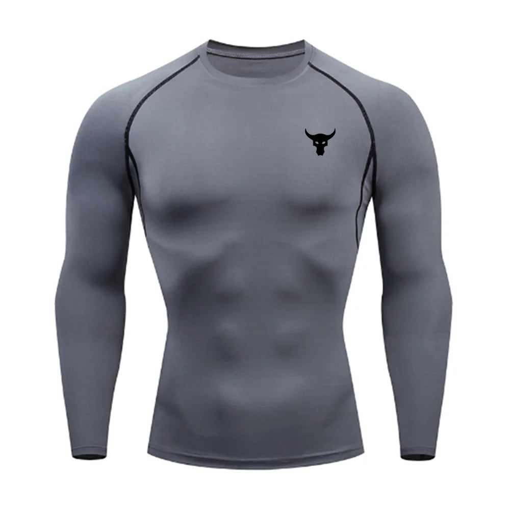 Men Compression Shirt Long Sleeve