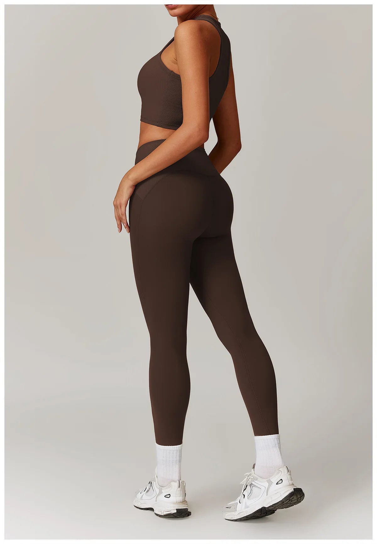 Women Yoga Set Jacket Bra Leggings