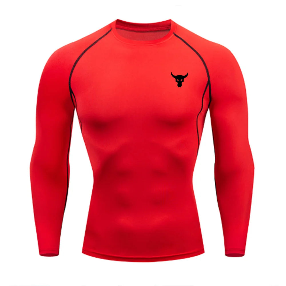 Men Compression Shirt Long Sleeve
