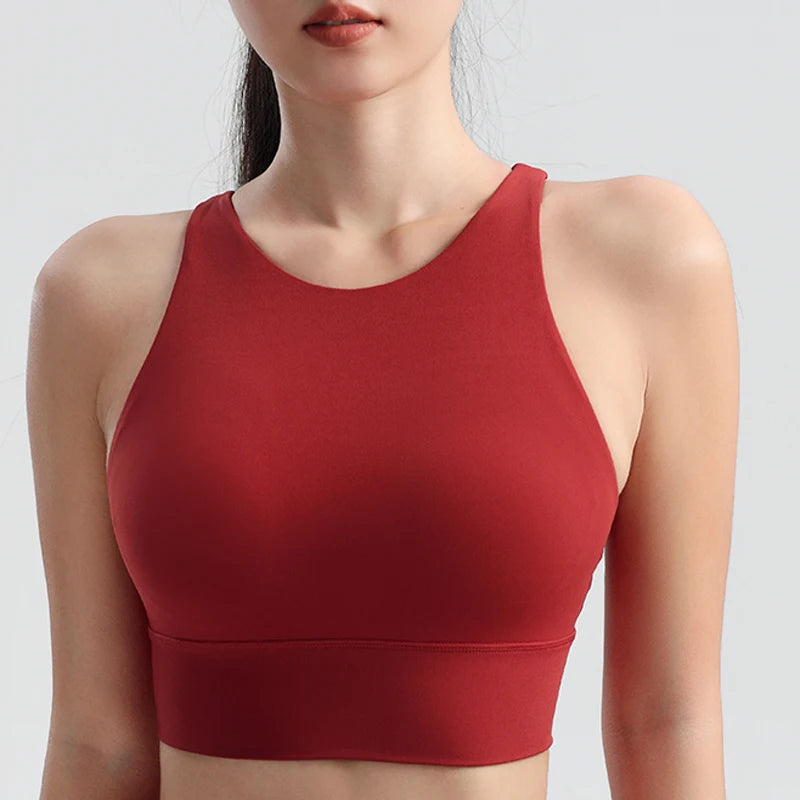 Women Sports Bra High Impact Shockproof