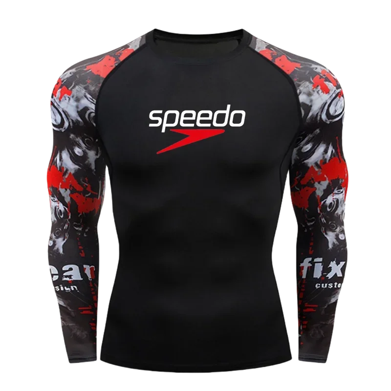 Men Compression Shirt Rashguard