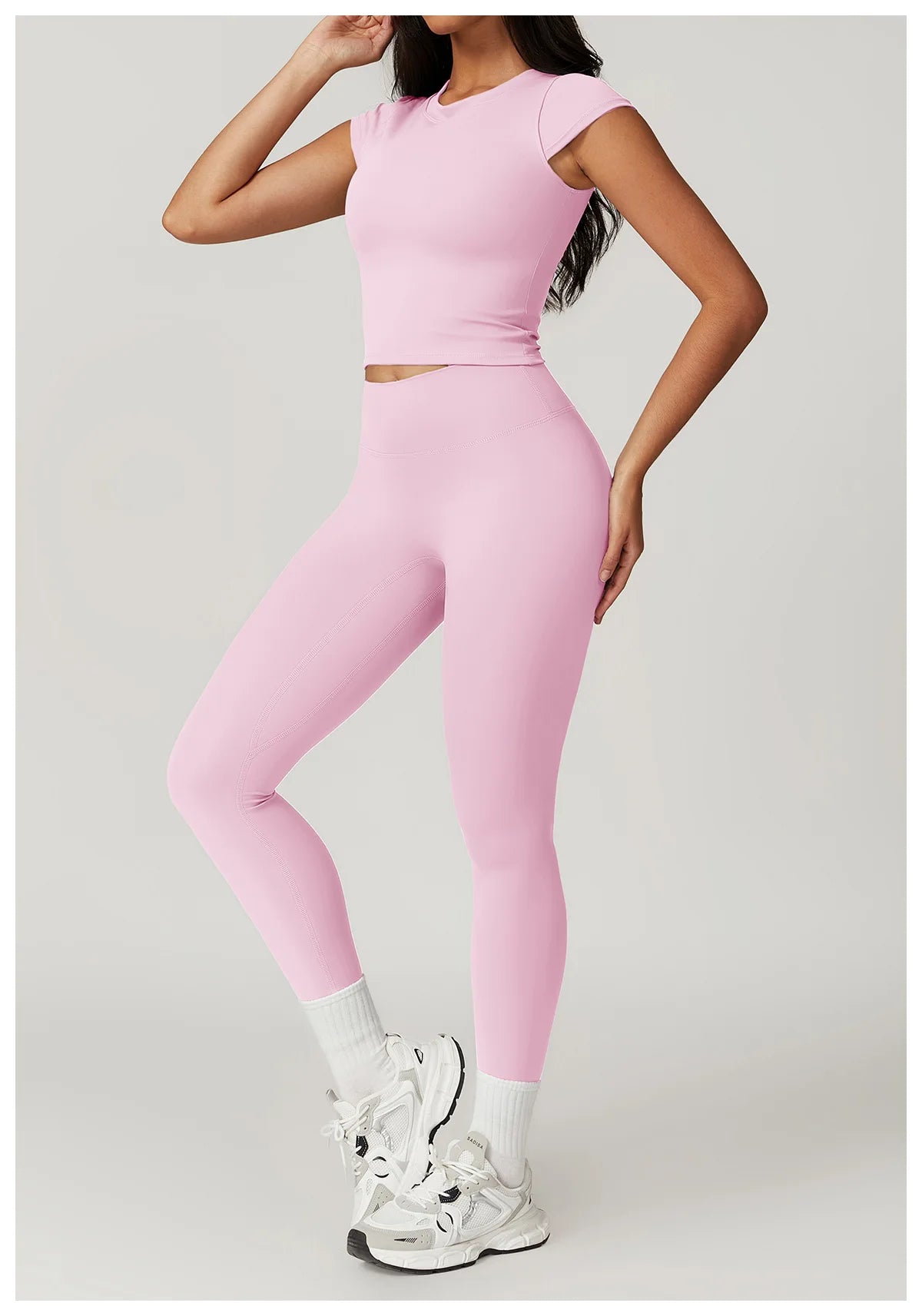 Women Yoga Set Leggings Skirt