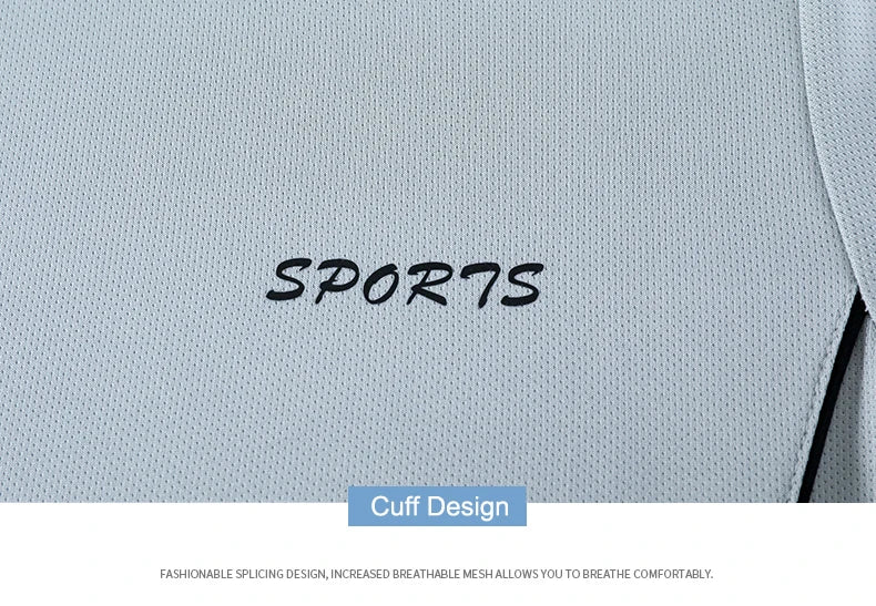 Men Sports Set Shirt Shorts Summer