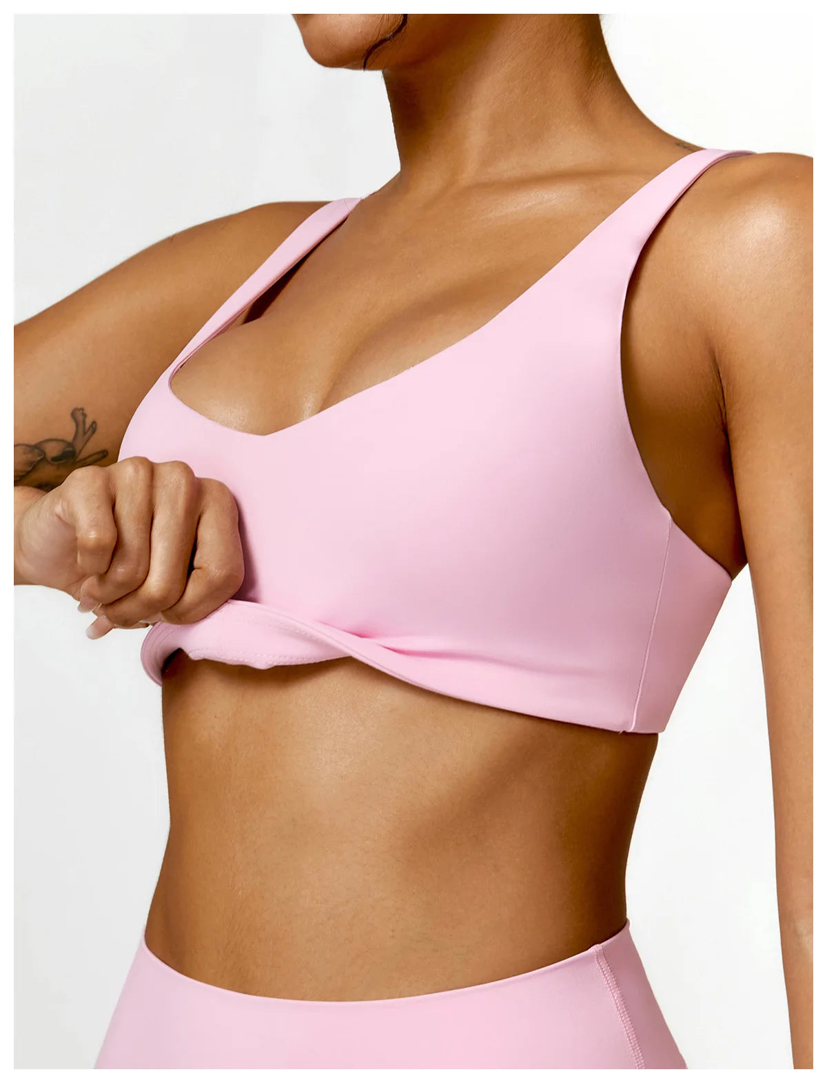 Women Yoga Set Long Sleeve Bra Leggings