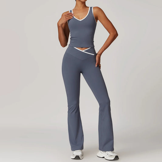 Women Yoga Set Leggings Bra
