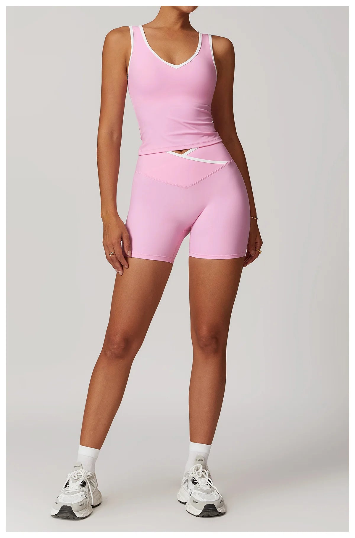 Women Yoga Set Tracksuit Vest Leggings