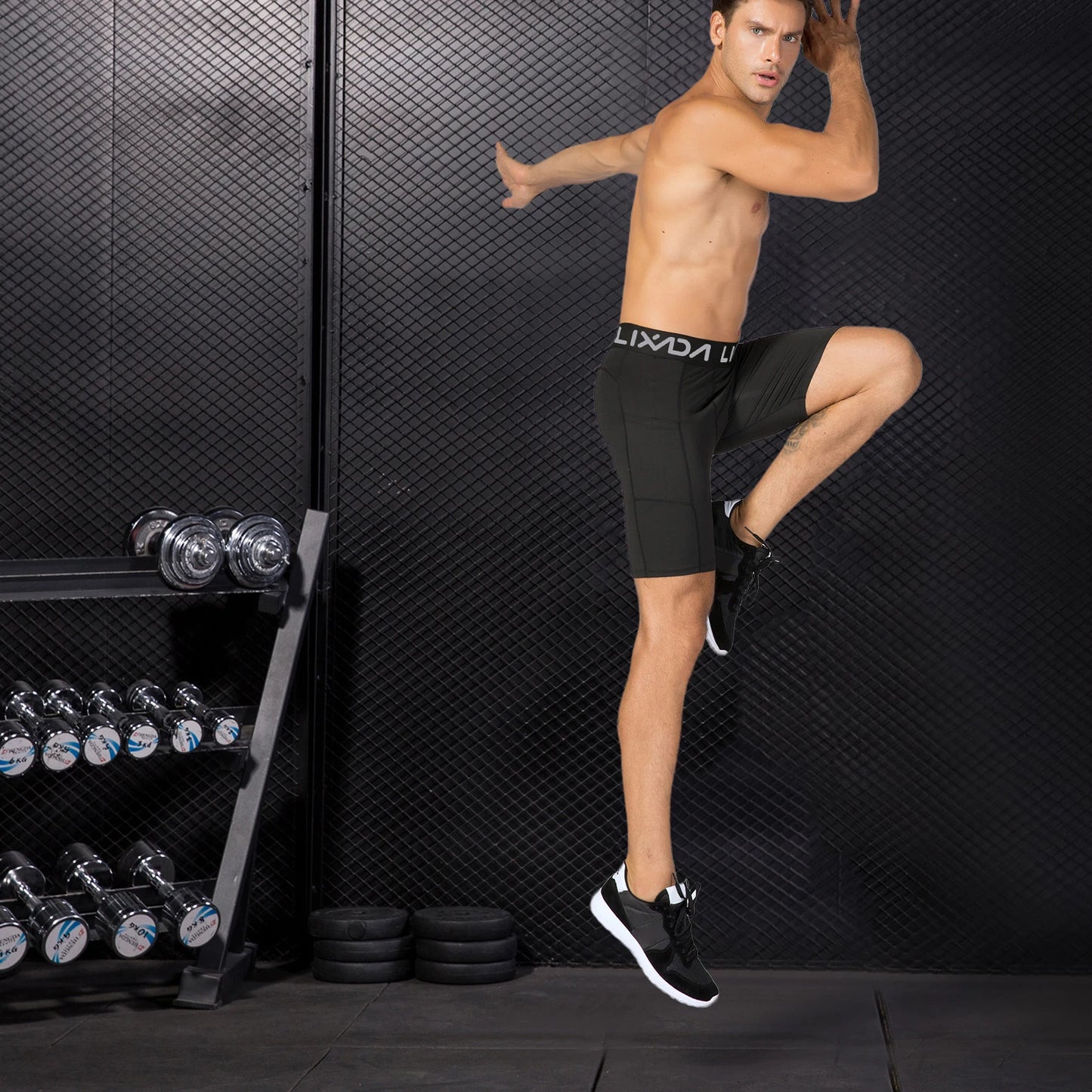 Men Sports Shorts Workout 3 Pack