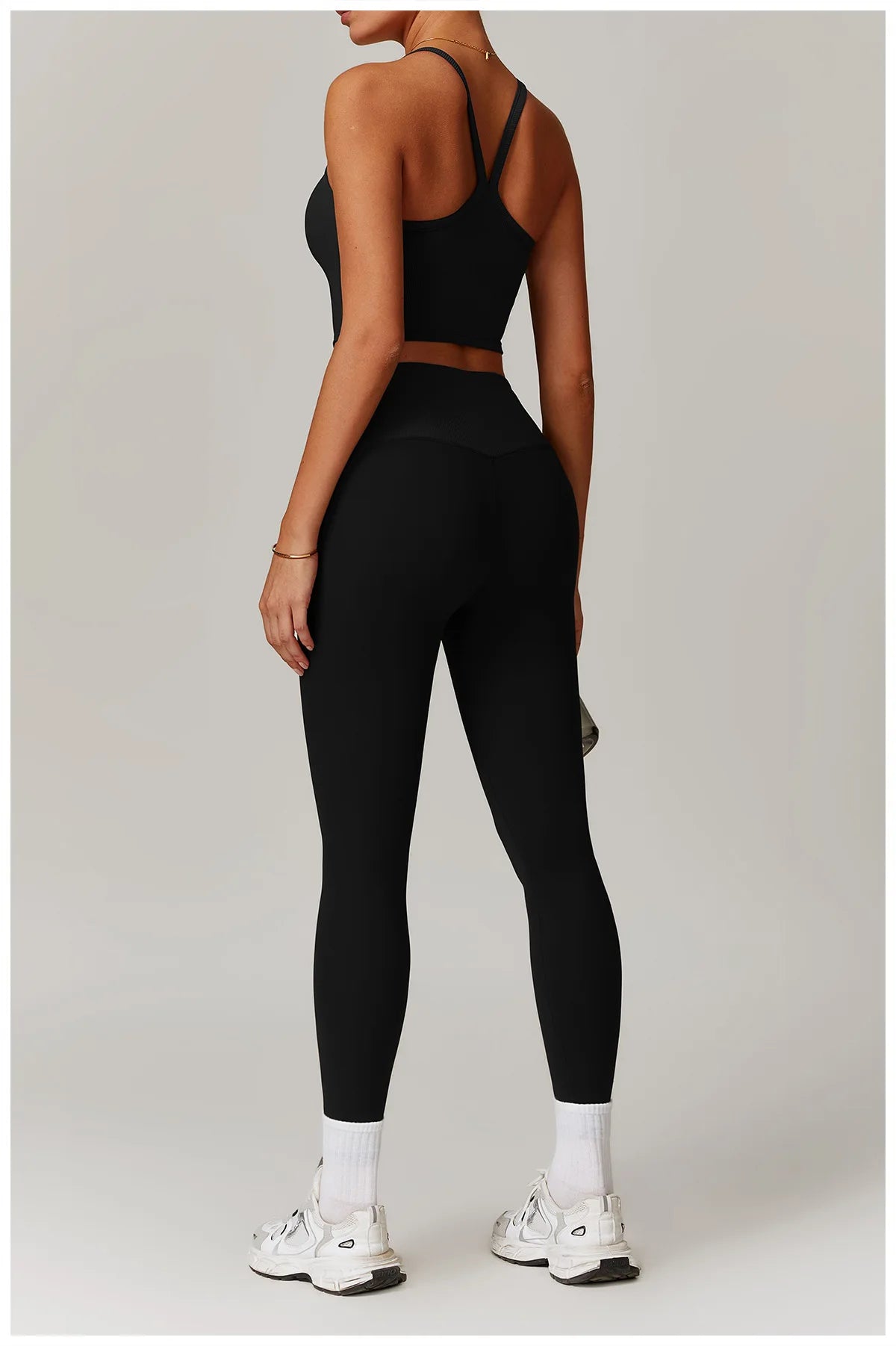 Women Yoga Set Jacket Bra Leggings
