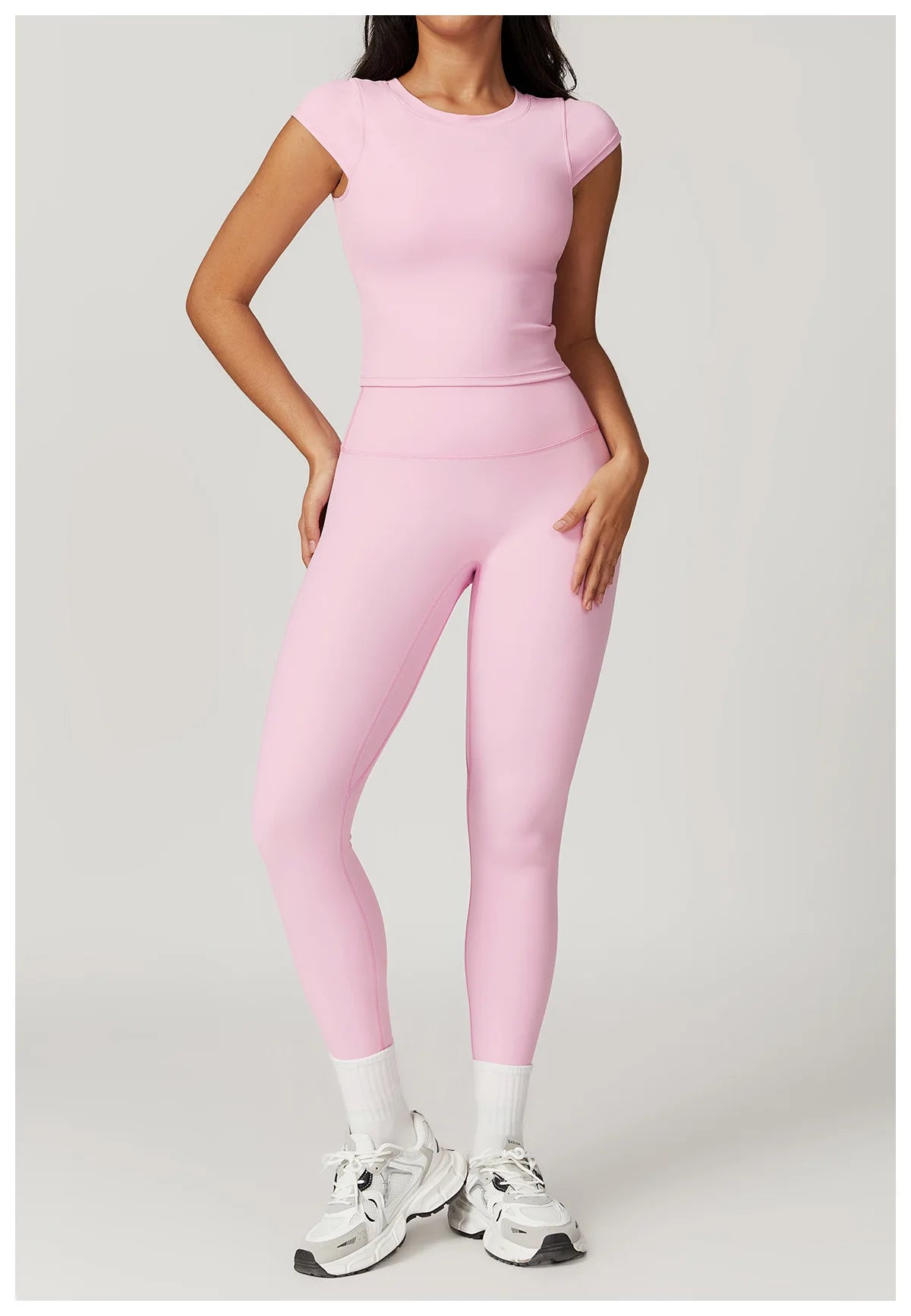 Women Yoga Set Leggings Skirt