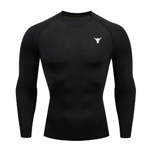 Men Compression Shirt Long Sleeve