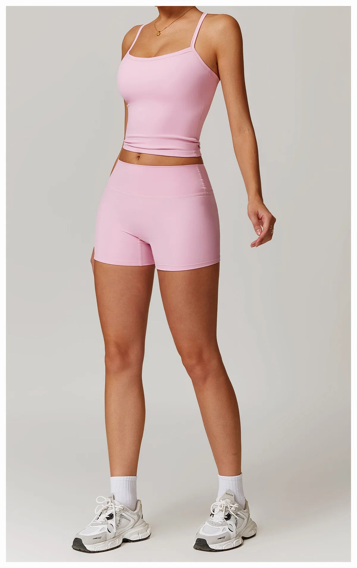 Women Yoga Set Crop Leggings