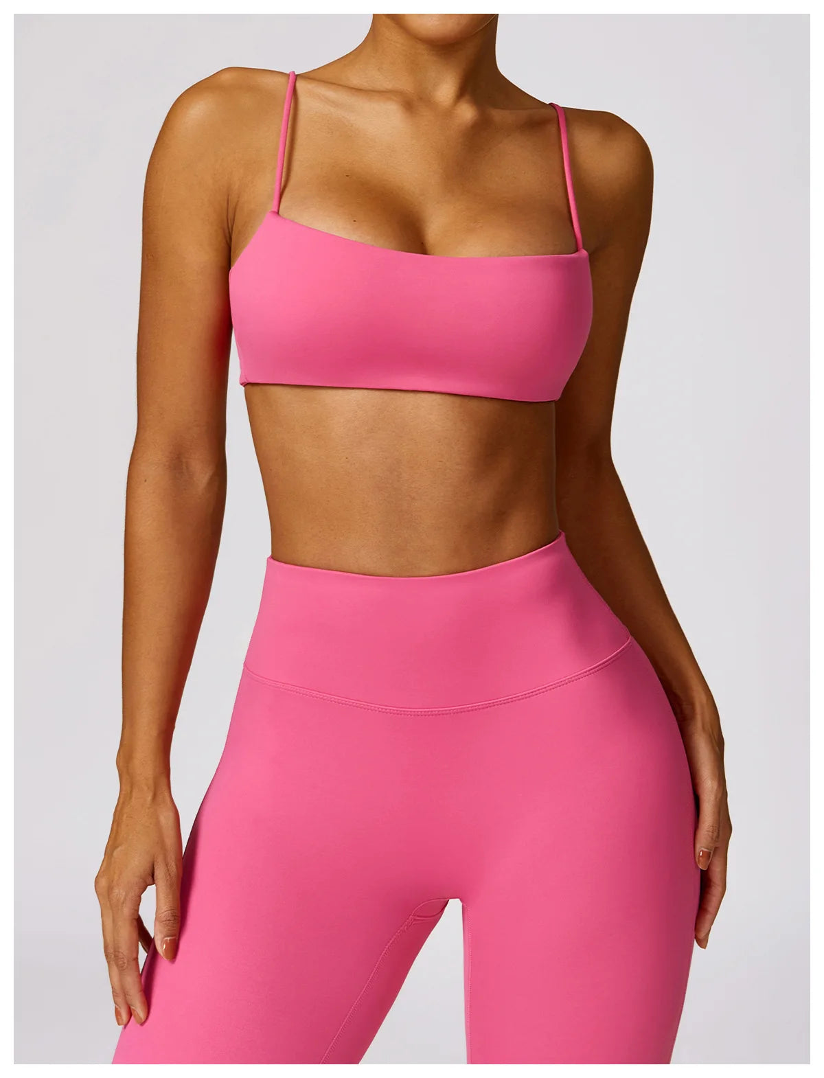 Women Yoga Set Beauty Back Bra Leggings