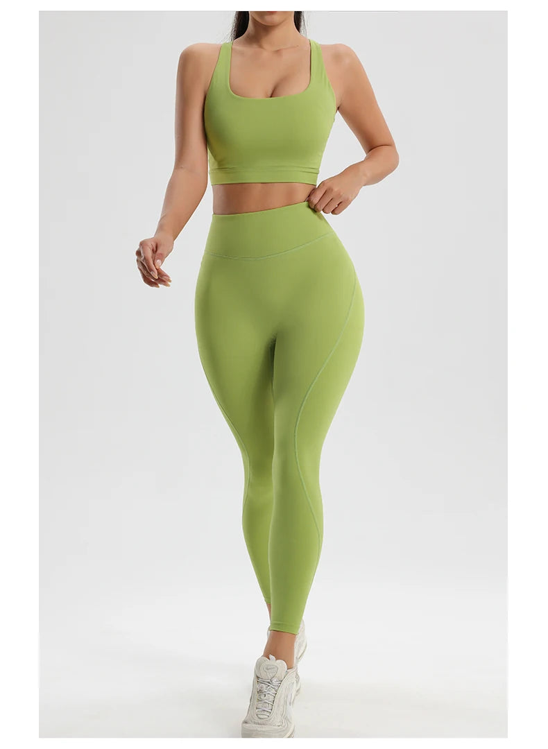 Women Yoga Set Bra Pants
