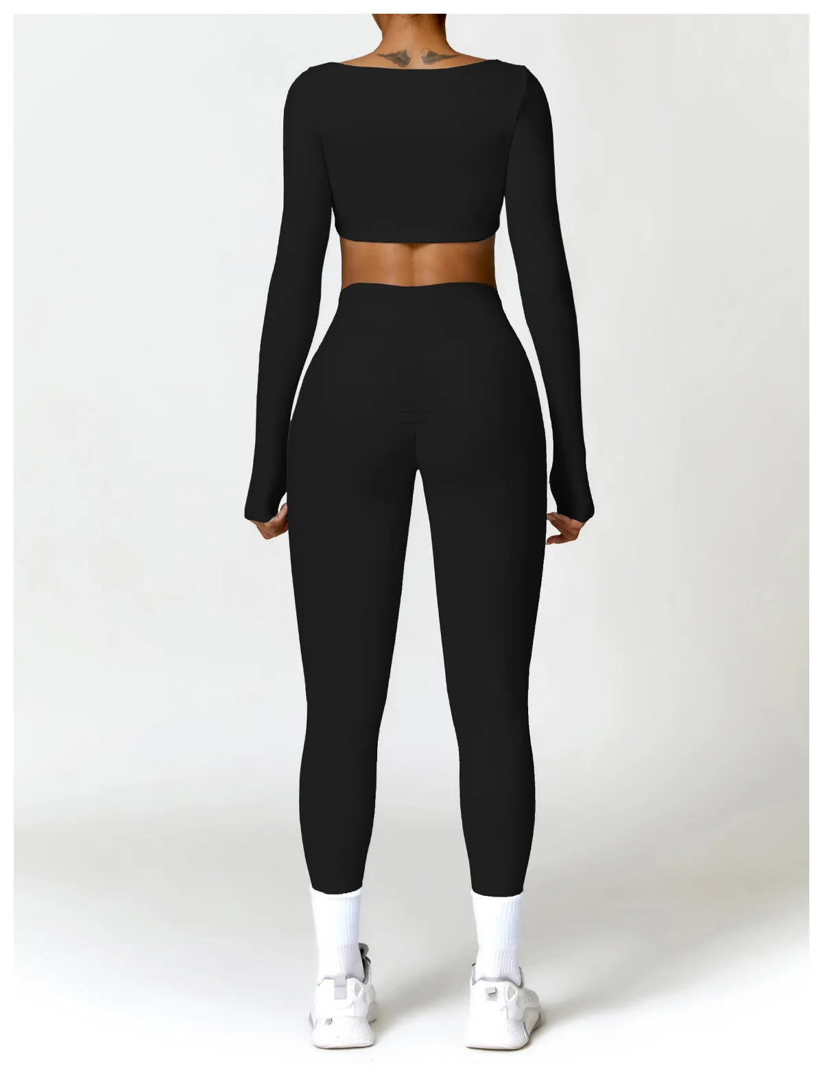 Women Yoga Tracksuit Set Long Sleeve
