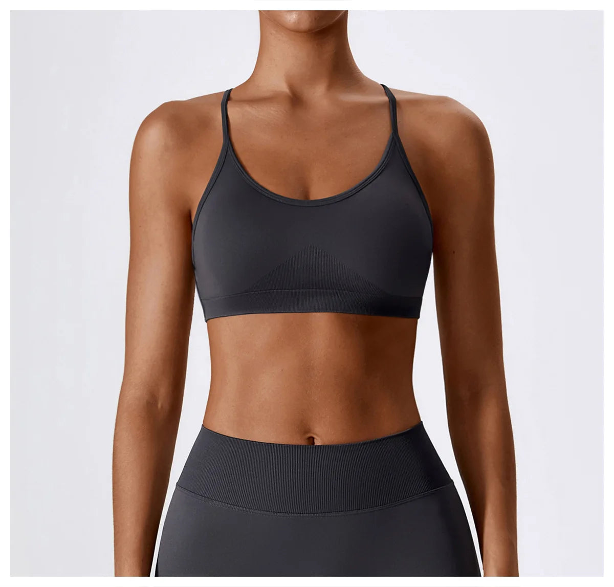 Women Sports Bra Cross Strap