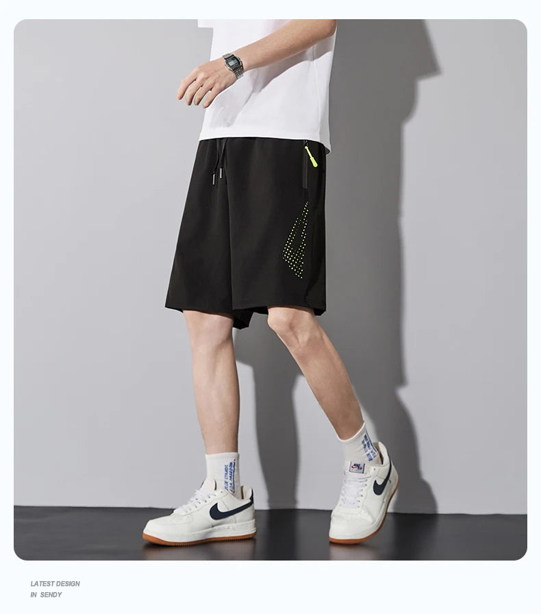 Men Running Shorts Gym Track