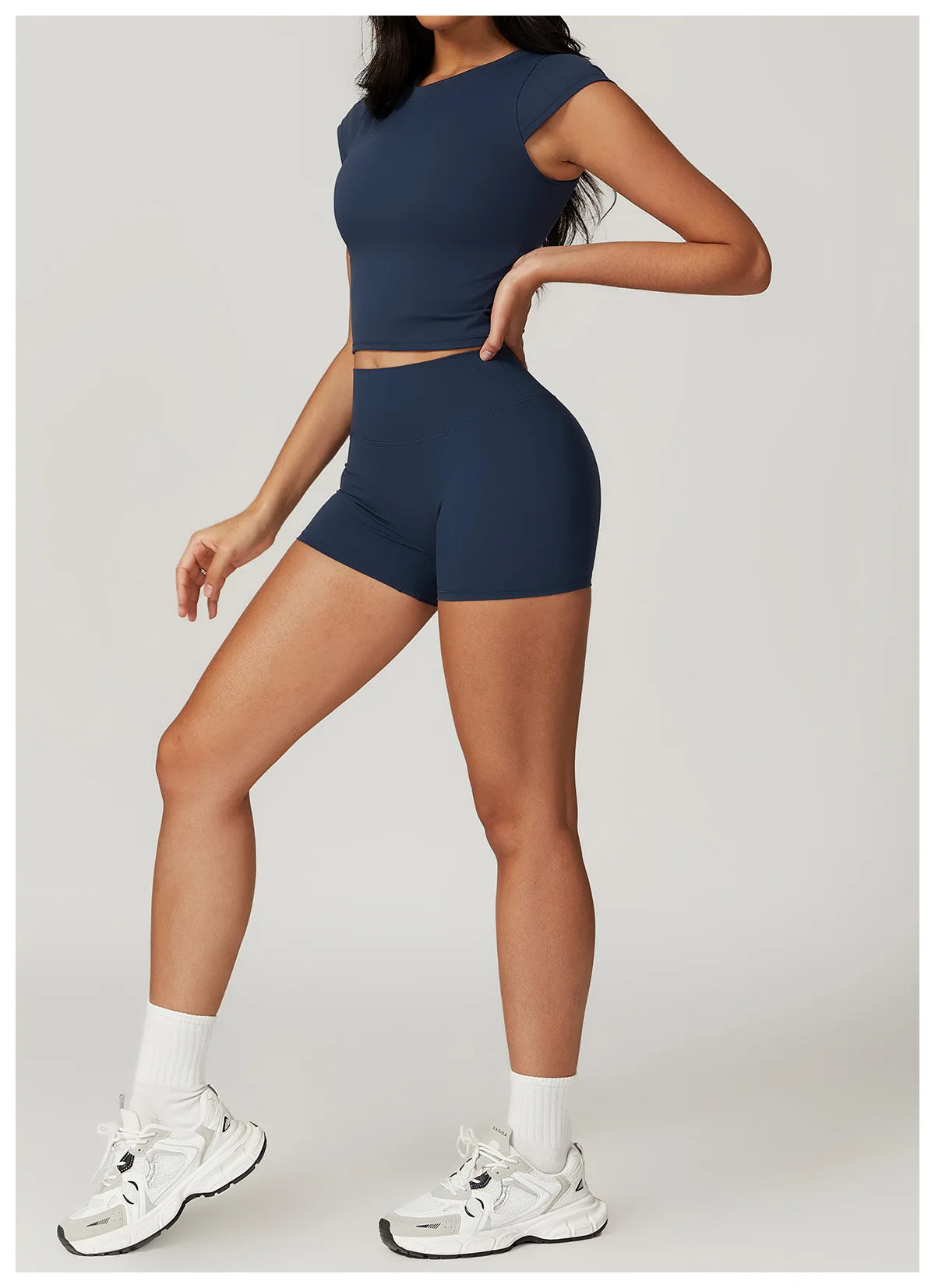Women Yoga Set Leggings Skirt