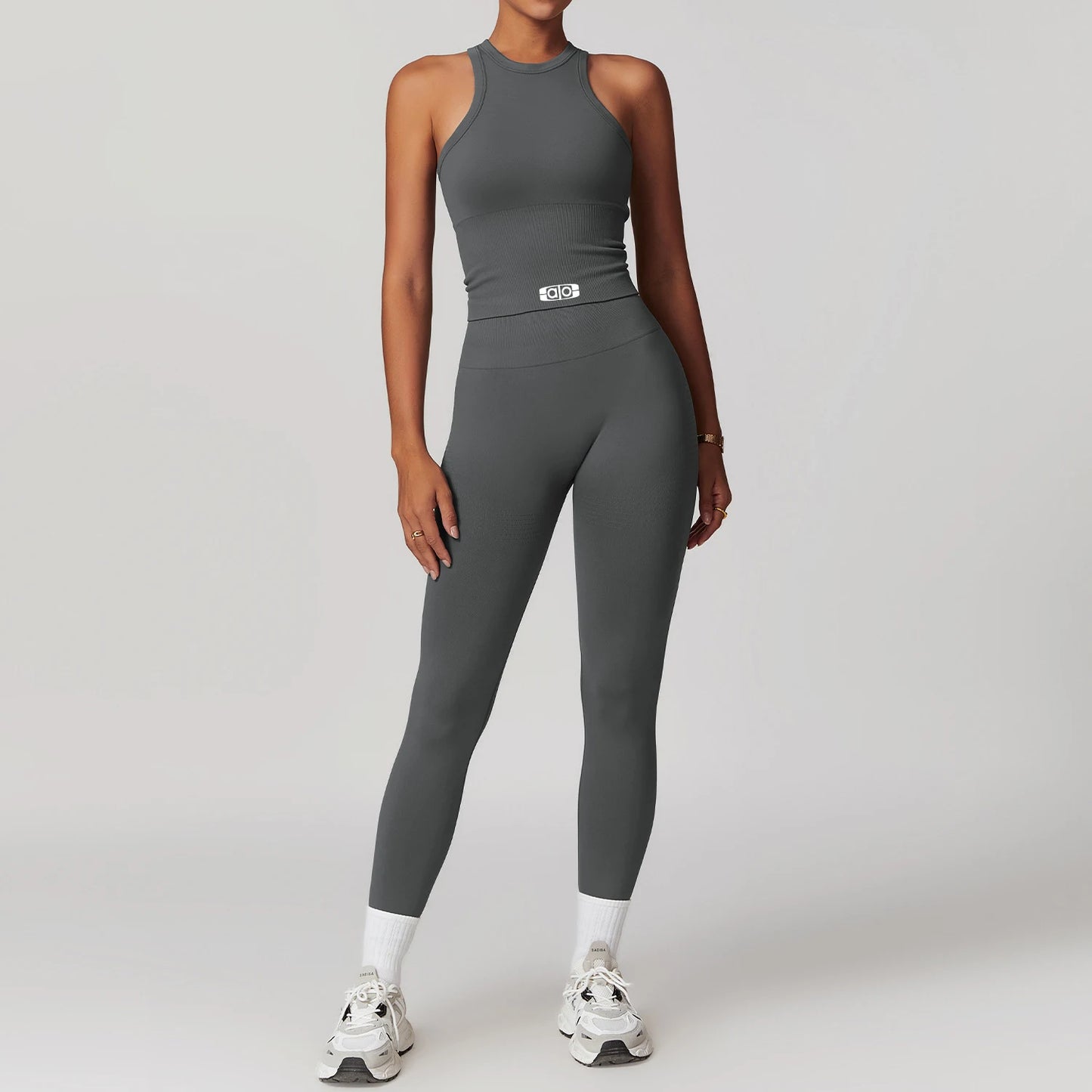 Women Yoga Set Seamless Backless