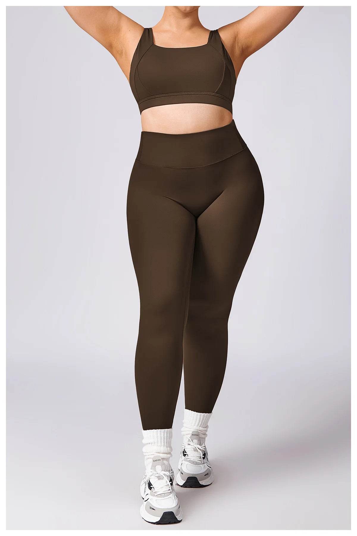 Women Yoga Set Plus Size Two Piece
