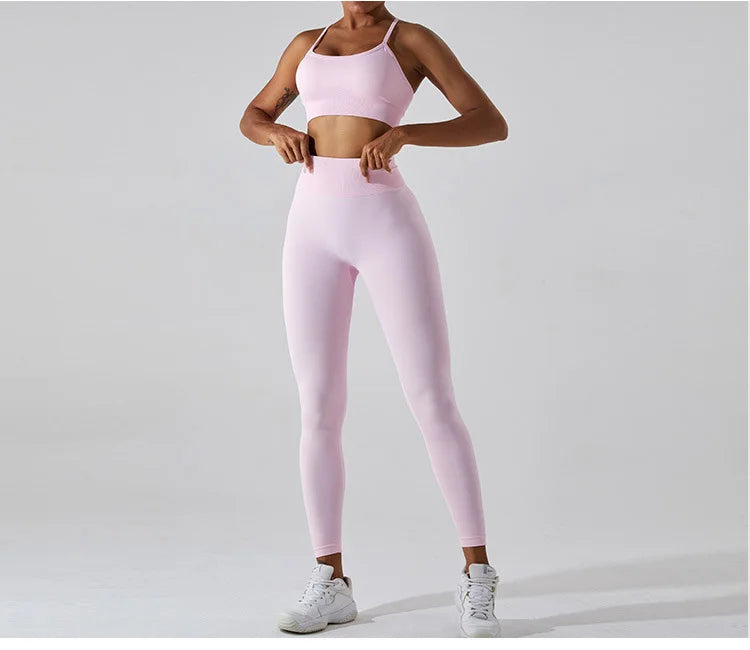 Women Fitness Suit Sports Bra Leggings