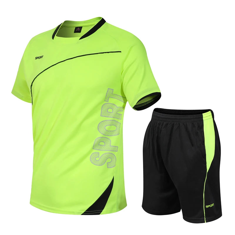 Men Tracksuit Two Piece Set