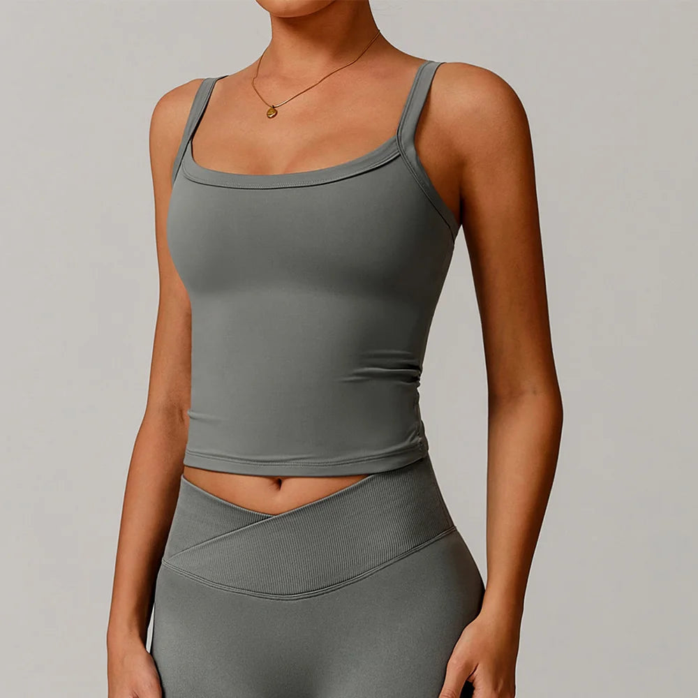 Women Sports Bra Push Up Vest