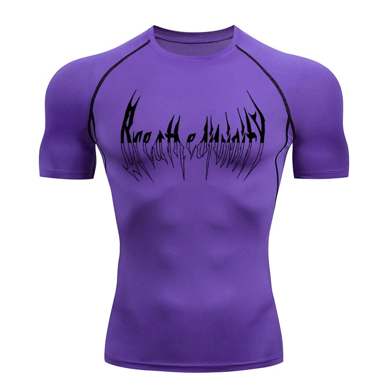 Men Compression Shirt Black Long Sleeve