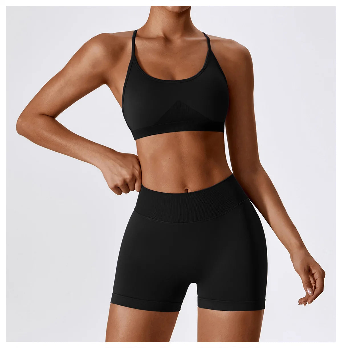 Women Sports Bra Cross Strap