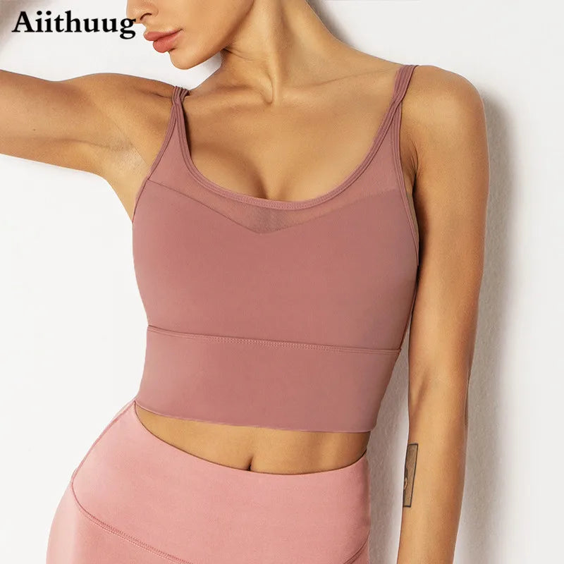 Women Sports Bra Yoga Crop Tank