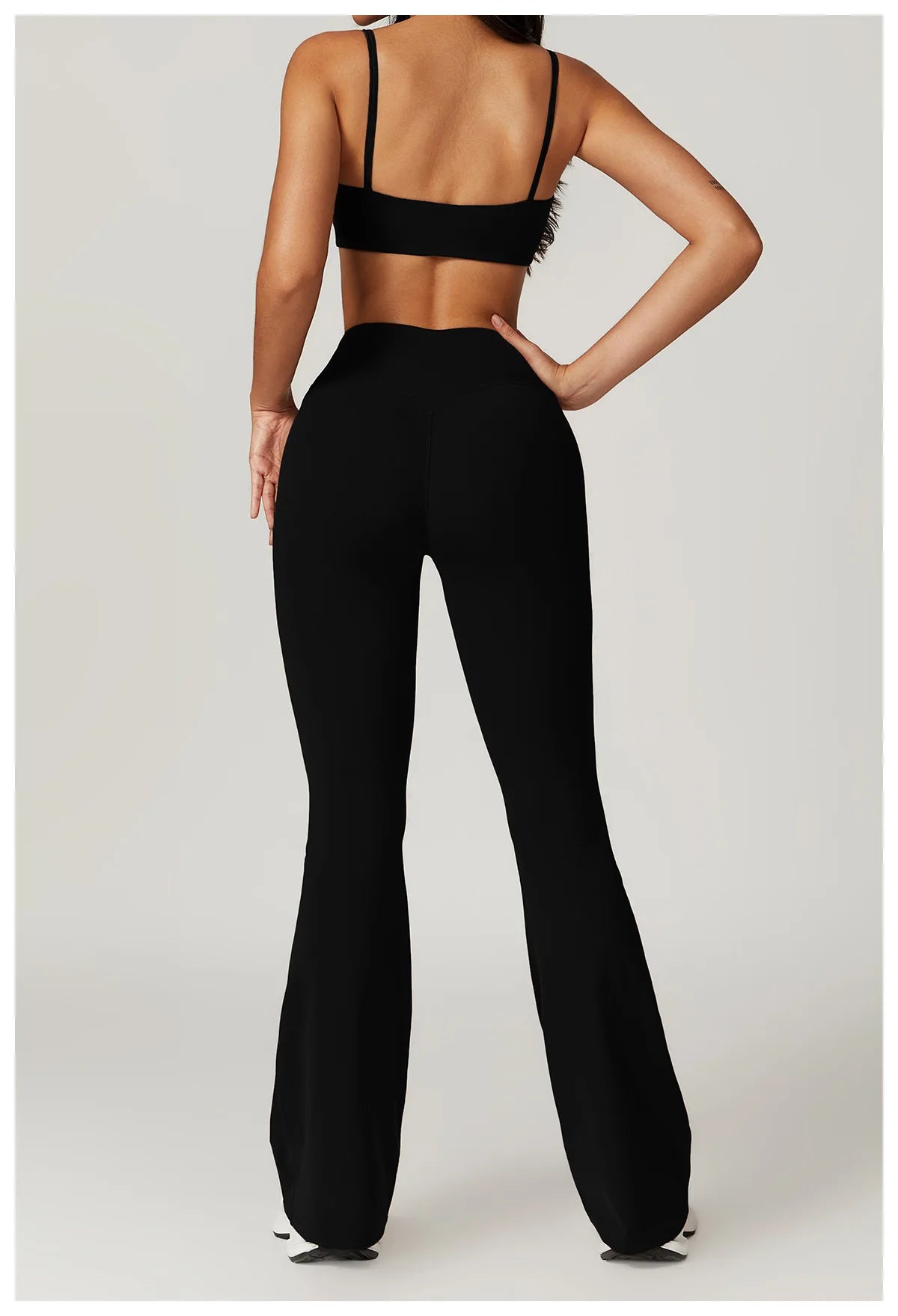 Women Yoga Set Crop Top Leggings