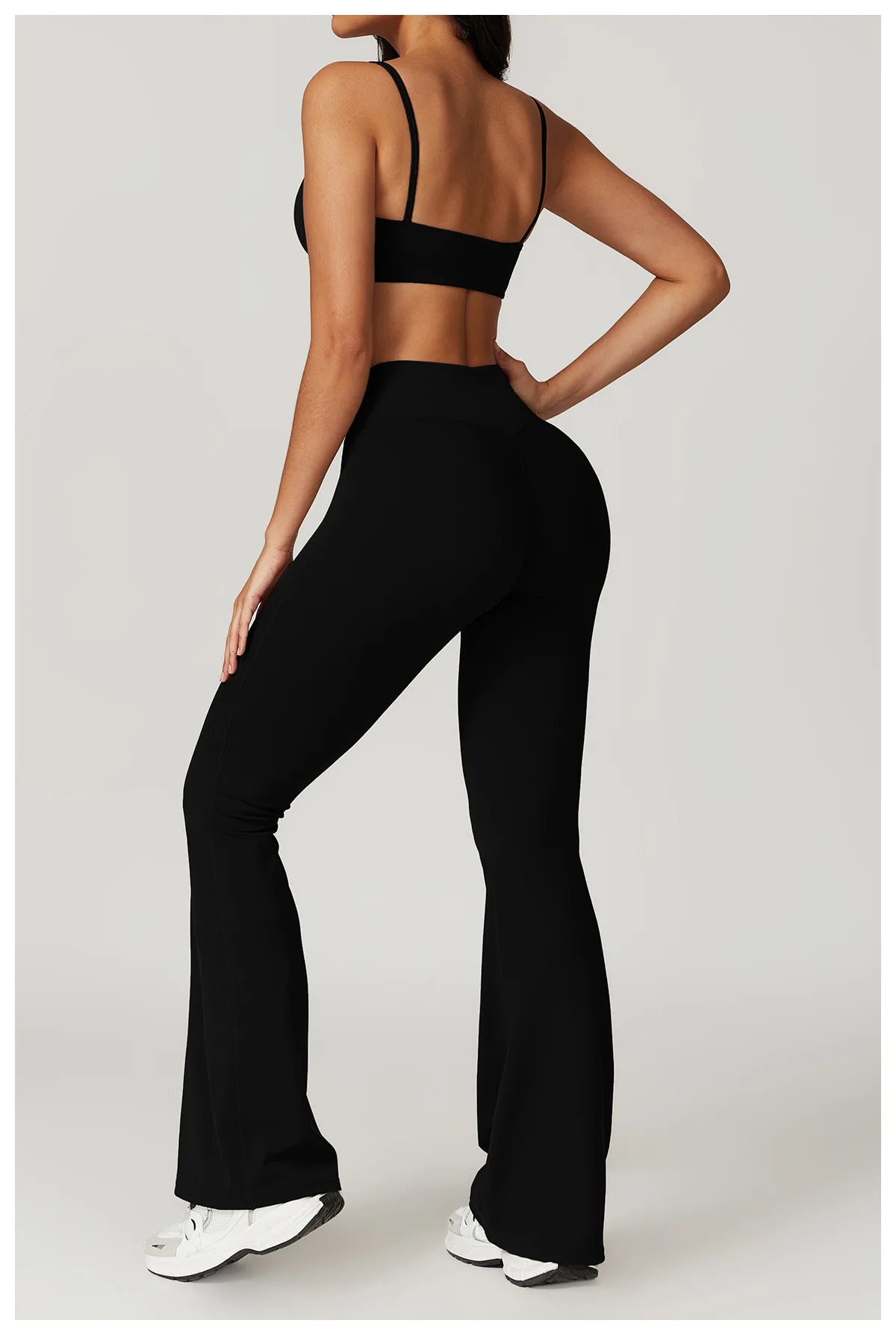 Women Yoga Set Crop Top Leggings