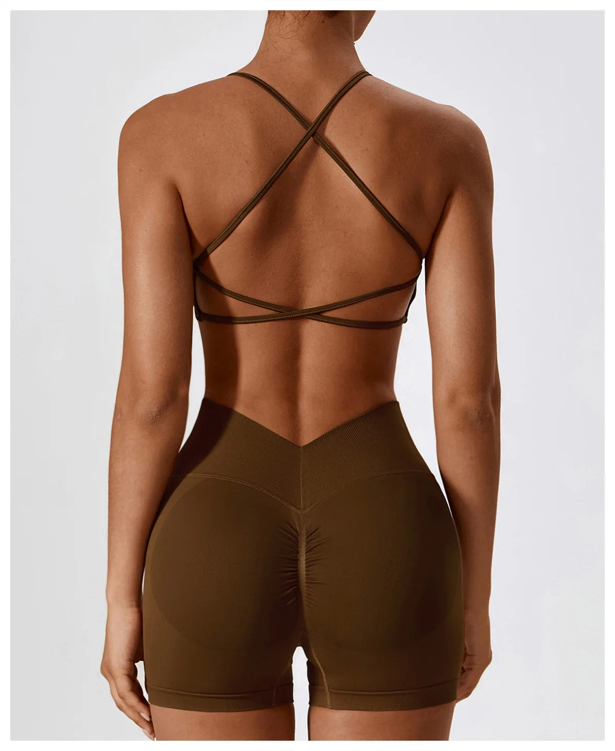 Women Sports Bra Cross Strap